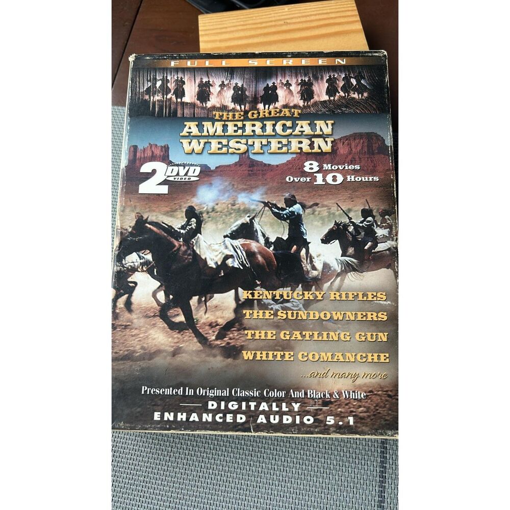 The great American Western DVD New Kentucky Rifle  The Sundowners White Comanche